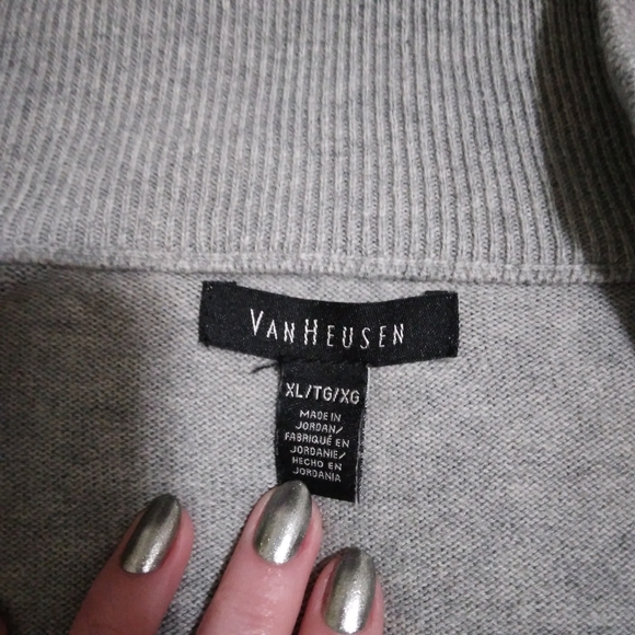 Men's Van Heusen Grey Sweater XL - Picture 4 of 8